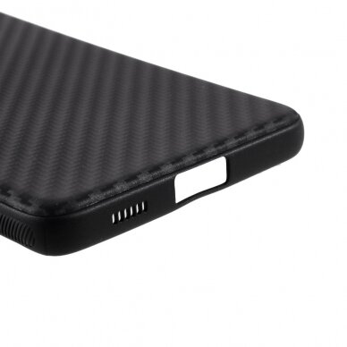Samsung S21 ULTRA Tracy juoda CARBON FIBER nugarėlė 5