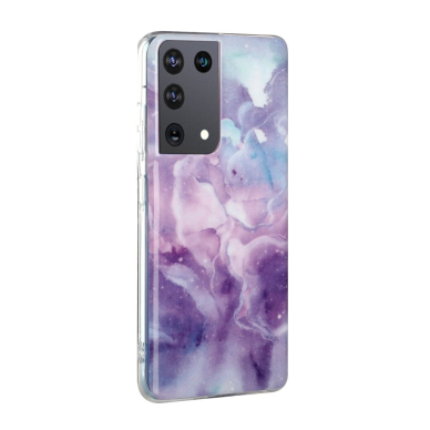 Samsung S21 ULTRA Tracy nugarėlė Purple Sky Marble 2