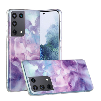 Samsung S21 ULTRA Tracy nugarėlė Purple Sky Marble