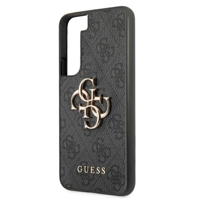 Samsung S22 black PU Leather 4G Metal Logo GUESS nugarėlė 5
