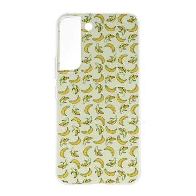 Samsung S22 clear nugarėlė Banana Design00233