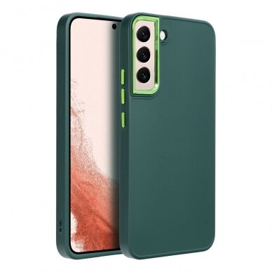 Samsung S22 green FRAME nugarėlė 2