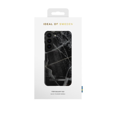 Samsung S22 iDeal Of Sweden nugarėlė Black Thunder Marble 2 Samsung S22 iDeal Of Sweden nugarėlė Black Thunder Marble 2
