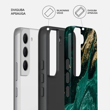 Samsung S22 Magnetic Emerald Pool Tough BURGA nugarėlė 1