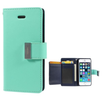 Samsung S22 mėtos spalvos MERCURY RICH DIARY dėklas 1