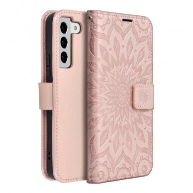 Samsung S22 MEZZO rose gold Mandala dėklas 3
