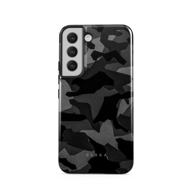 Samsung S22 Night Black Camouflage Tough BURGA nugarėlė