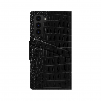 Samsung S22 PLUS iDeal Of Sweden Atelier Wallet dėklas Neo Noir Croco 1