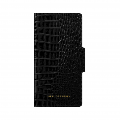 Samsung S22 PLUS iDeal Of Sweden Atelier Wallet dėklas Neo Noir Croco 2