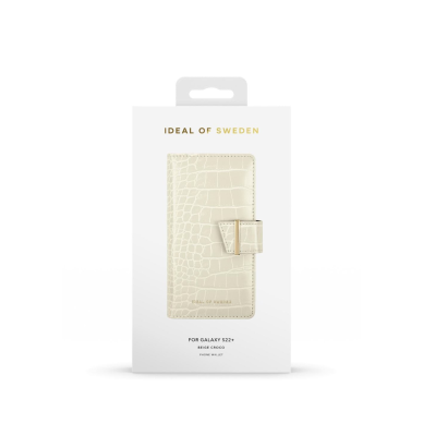 Samsung S22 PLUS iDeal Of Sweden dėklas Wallet Beige Croco 3