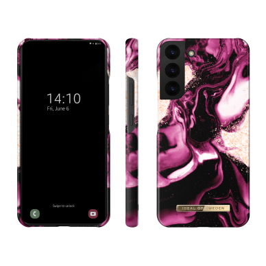 Samsung S22 PLUS iDeal Of Sweden nugarėlė Golden Ruby Marble 1
