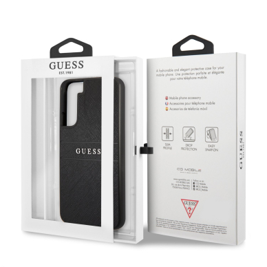 Samsung S22 PLUS juoda GUESS nugarėlė GUHCS22MPSASBBK 7