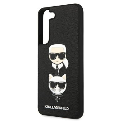 Samsung S22 PLUS juoda KARL LAGERFELD nugarėlė KLHCS22MSAKICKCBK 5