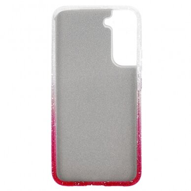 Samsung S22 PLUS rožinė GLITTER3 nugarėlė 2