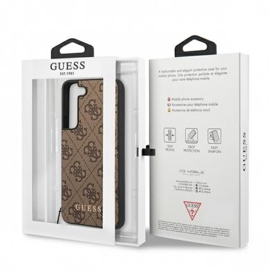 Samsung S22 PLUS ruda GUESS nugarėlė GUHCS22MGF4GBR 7