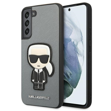 Samsung S22 PLUS sidabro spalvos KARL LAGERFELD nugarėlė KLHCS22MOKPG Samsung S22 PLUS sidabro spalvos KARL LAGERFELD nugarėlė KLHCS22MOKPG
