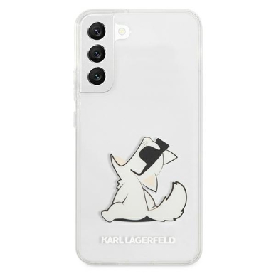Samsung S22 skaidri KARL LAGERFELD nugarėlė KLHCS22SCFNRC 2