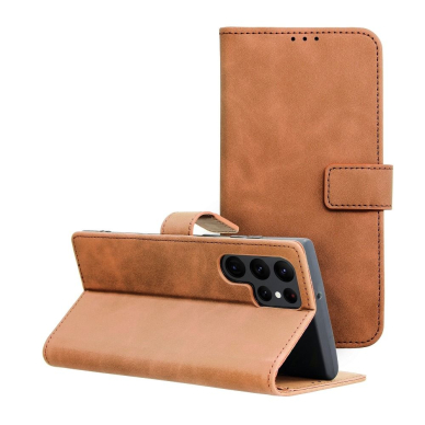 Samsung S22 ULTRA brown VELVET dėklas