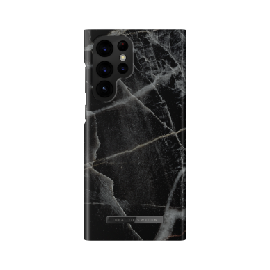 Samsung S22 ULTRA iDeal Of Sweden nugarėlė Black Thunder Marble