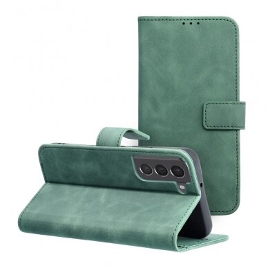 Samsung S22 green VELVET dėklas