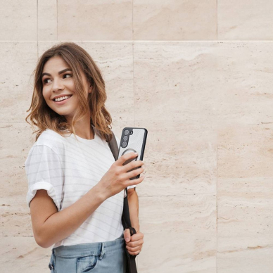 Samsung S23 black Dux Ducis Aimo nugarėlė Magsafe 11