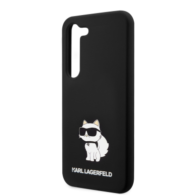 Samsung S23 black NFT Liquid Silicone KARL LAGERFELD nugarėlė 5