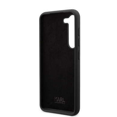 Samsung S23 black NFT Liquid Silicone KARL LAGERFELD nugarėlė 6