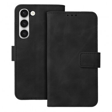 Samsung S23 black VELVET dėklas 9