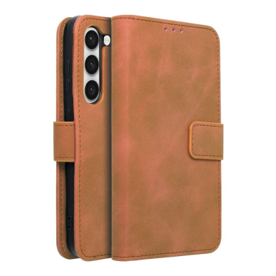 Samsung S23 brown VELVET dėklas 10