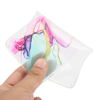 Samsung S23 FE Tracy nugarėlė LASER MARBLE Red/Yellow 2