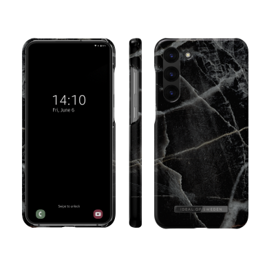 Samsung S23 iDeal Of Sweden nugarėlė Black Thunder Marble 2