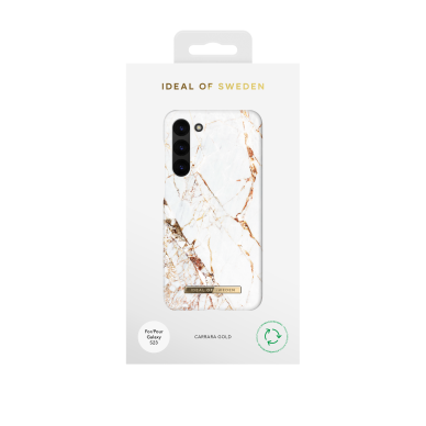 Samsung S23 iDeal Of Sweden nugarėlė Carrara Gold 2