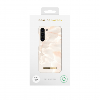 Samsung S23 iDeal Of Sweden nugarėlė Rose Pearl Marble 2