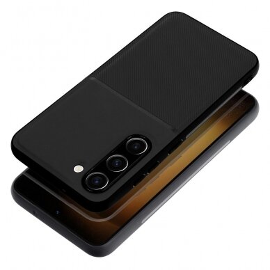 Samsung S23 juoda NOBLE nugarėlė 5