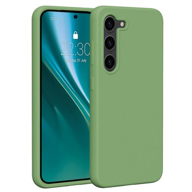 Samsung S23 light green Etteri Silicone nugarėlė