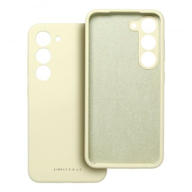 Samsung S23 Light yellow ROAR CLOUDSKIN nugarėlė 1