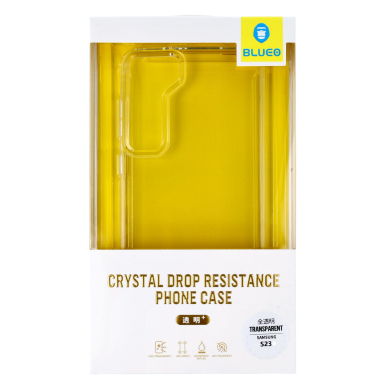 Samsung S23 Mr.Monkey skaidri CRYSTAL DROP nugarėlė 1