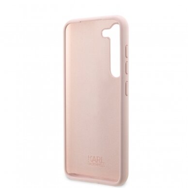 Samsung S23 pink NFT Liquid Silicone KARL LAGERFELD nugarėlė 6