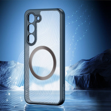 Samsung S23 PLUS black Dux Ducis Aimo nugarėlė Magsafe 8