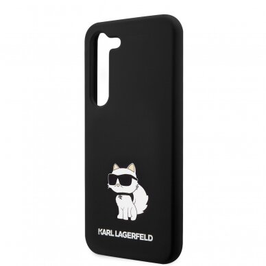 Samsung S23 PLUS black NFT Liquid Silicone KARL LAGERFELD nugarėlė 5