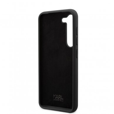 Samsung S23 PLUS black NFT Liquid Silicone KARL LAGERFELD nugarėlė 6