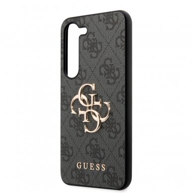 Samsung S23 PLUS grey Metal Logo GUESS nugarėlė 5
