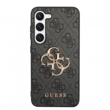 Samsung S23 PLUS grey Metal Logo GUESS nugarėlė 2