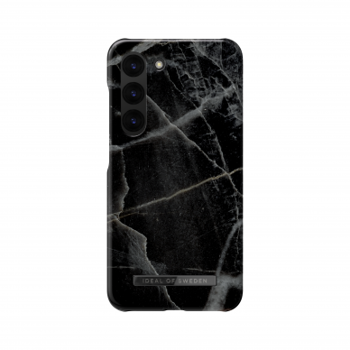 Samsung S23 PLUS iDeal Of Sweden nugarėlė Black Thunder Marble
