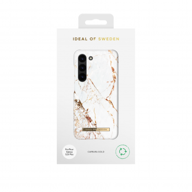 Samsung S23 PLUS iDeal Of Sweden nugarėlė Carrara Gold 2