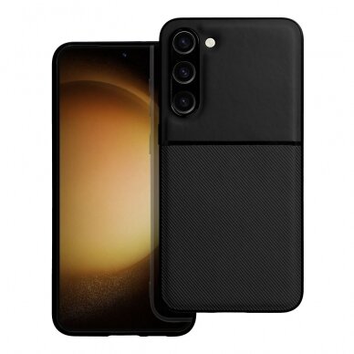 Samsung S23 PLUS juoda NOBLE nugarėlė