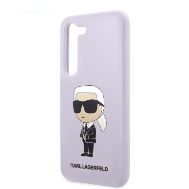 Samsung S23 PLUS purple NFT Liquid Silicone KARL LAGERFELD nugarėlė 5