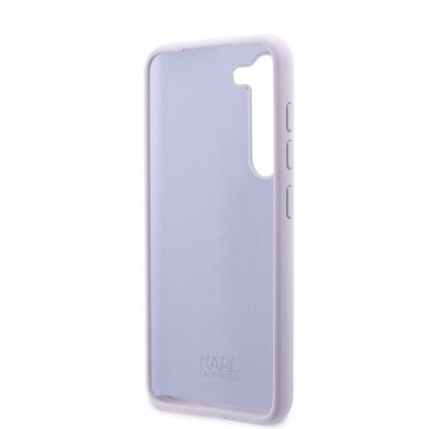 Samsung S23 PLUS purple NFT Liquid Silicone KARL LAGERFELD nugarėlė 6