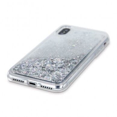 Samsung S23 PLUS sidabro spalvos WATER SPARKLE nugarėlė 2