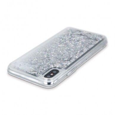 Samsung S23 PLUS sidabro spalvos WATER SPARKLE nugarėlė 3